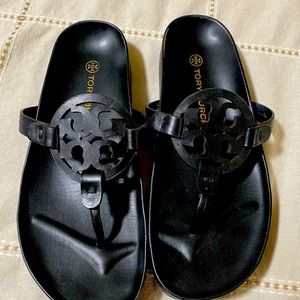 Tory Burch Miller Cloud Sandals Black